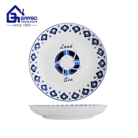 ODM OEM sublimation under-glazed ceramic plate for promotion