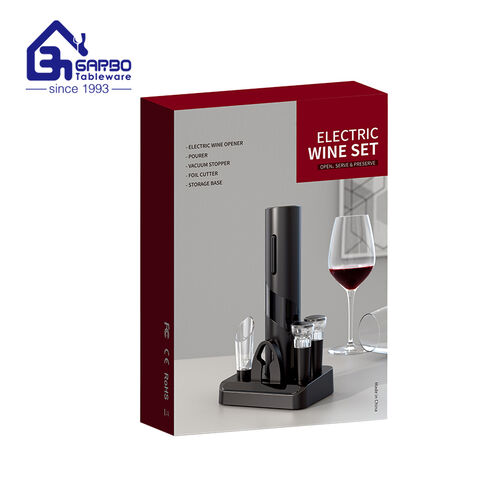 In Stock Set of Wine Opener Aerator Stopper And Storage Base from China Supplier 