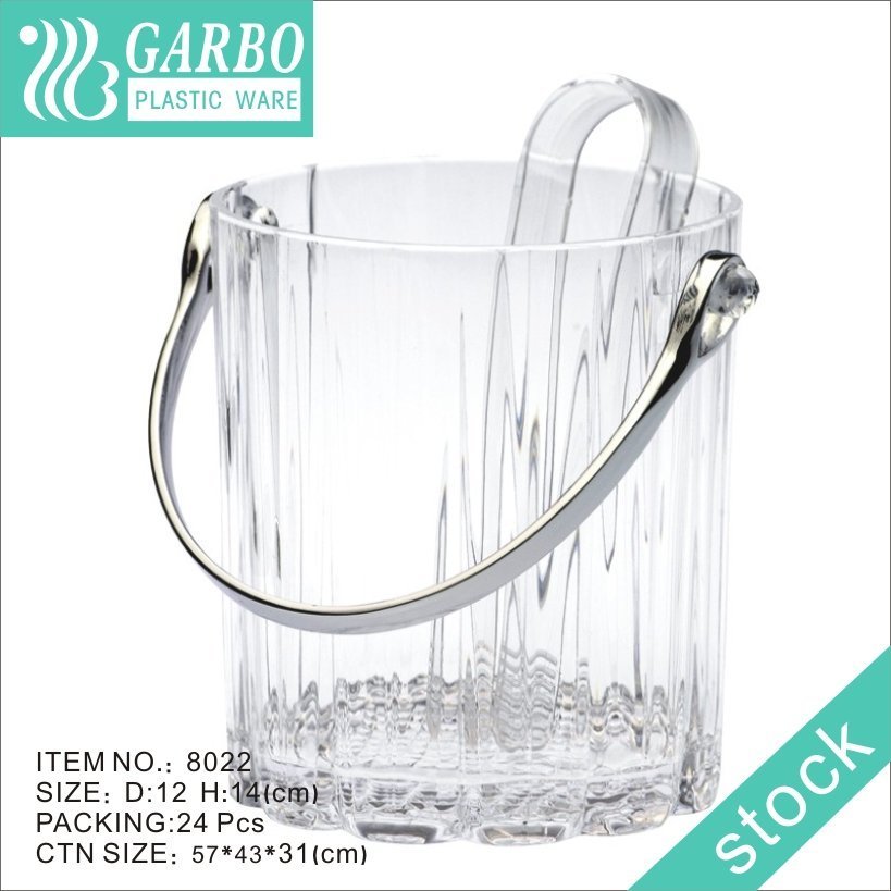 105OZ Big Size Bar Tableware Clear Plastic Ice Bucket
