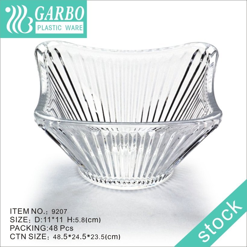 Fruit and Salad Plastic Bowl with Circle Design Plasticware