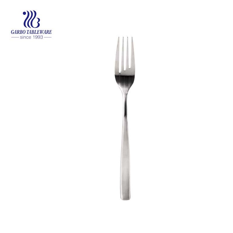 Gold-plating flatware glossy stainless steel dinner fork for restaurant and home