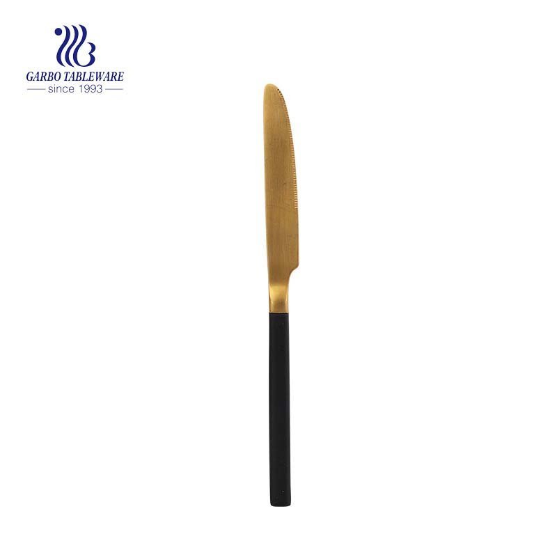 Rainbow Color Electroplating Stainless Steel Knife with color