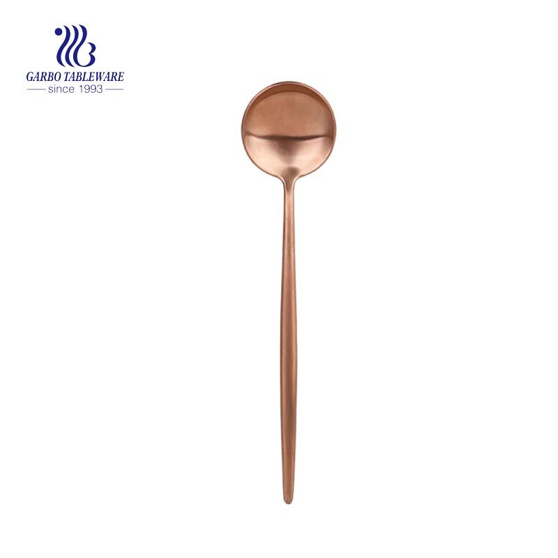 Rose Gold Stainless Steel Eco-Friendly Dishwasher Safe Flatware Set Service For 4
