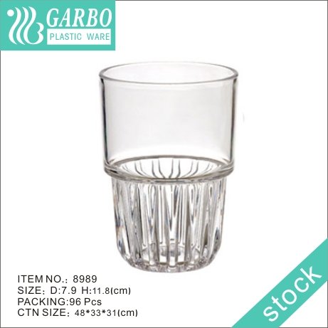 Plastic Unbreakable Cup 35cl reusable polycarbonate juice tumbler