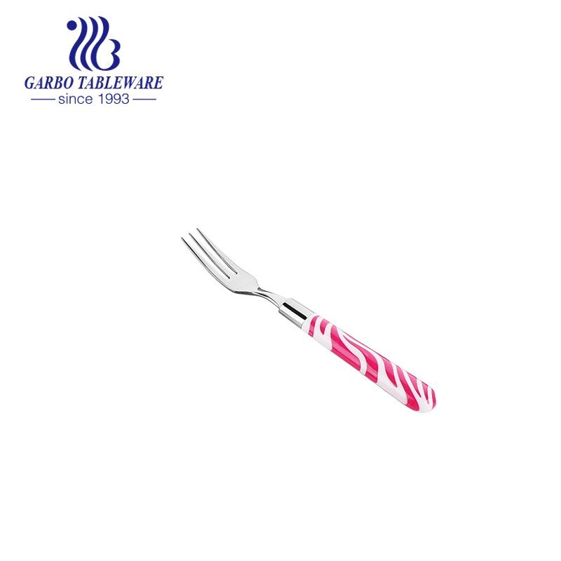 6 inches Top-quality classy luxury golden 304SS fruit fork for dessert fruits