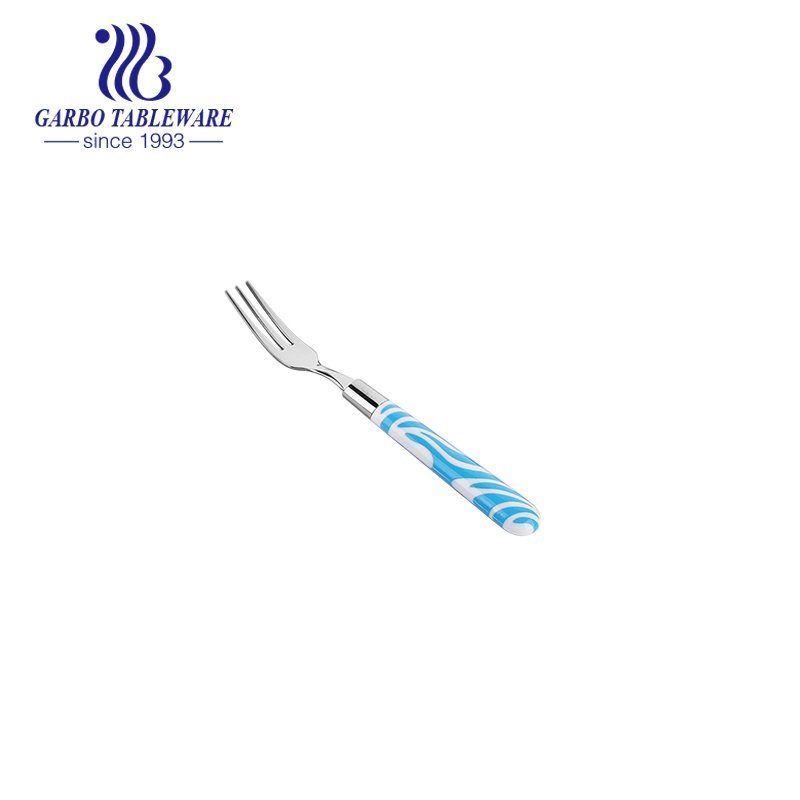 6 inches Top-quality classy luxury golden 304SS fruit fork for dessert fruits