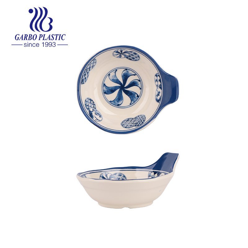 Footed Plastic Serving Dish Unbreakable Dishwasher Safe Widely Used in Daily Life