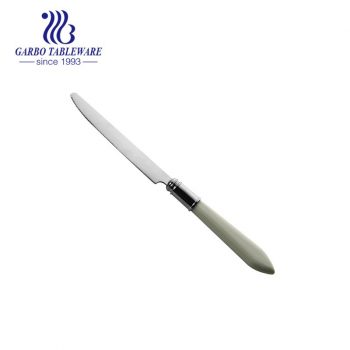 Stainless steel silverware plastic handle table knife for daily use and party